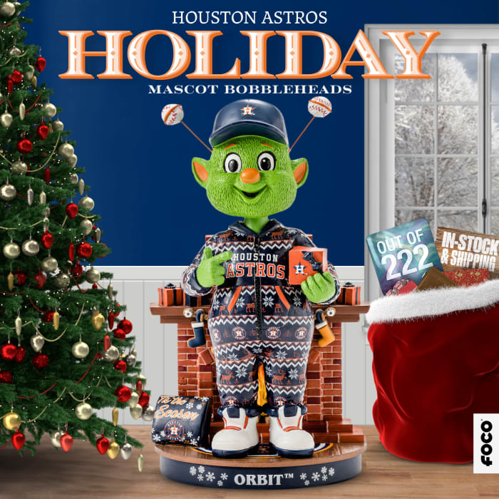 Houston Astros Holiday Mascot Bobblehead